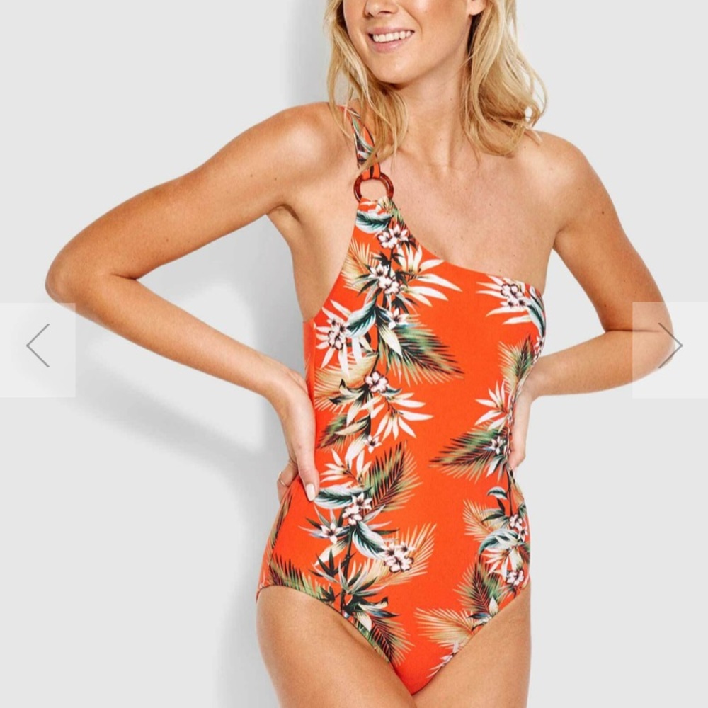 Seafolly Ocean Alley One Shoulder One-Piece